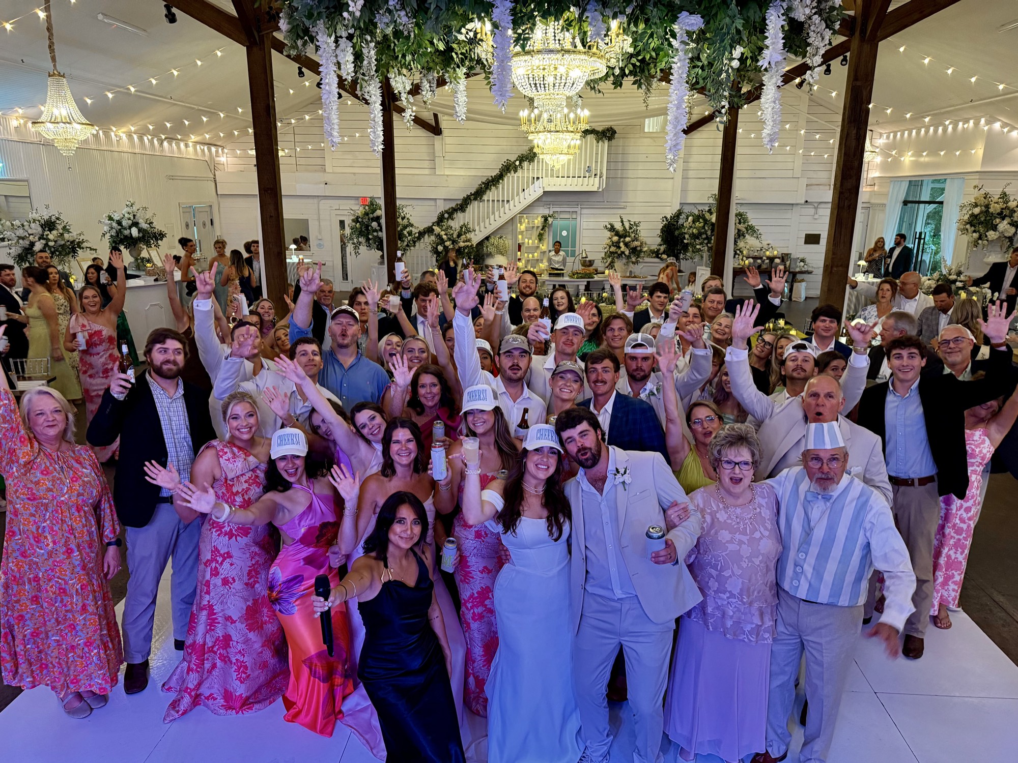 Fly By Radio playing a wedding reception